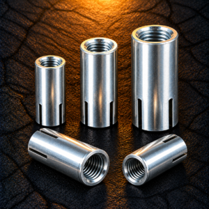 Drop in anchor without knurling